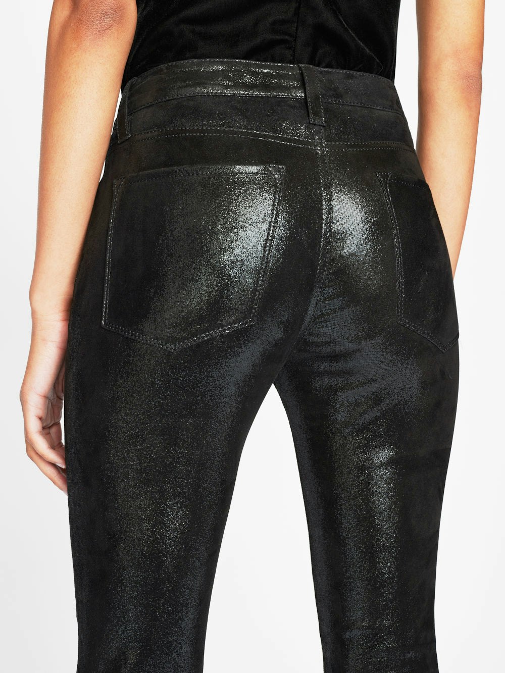 leather pant back view